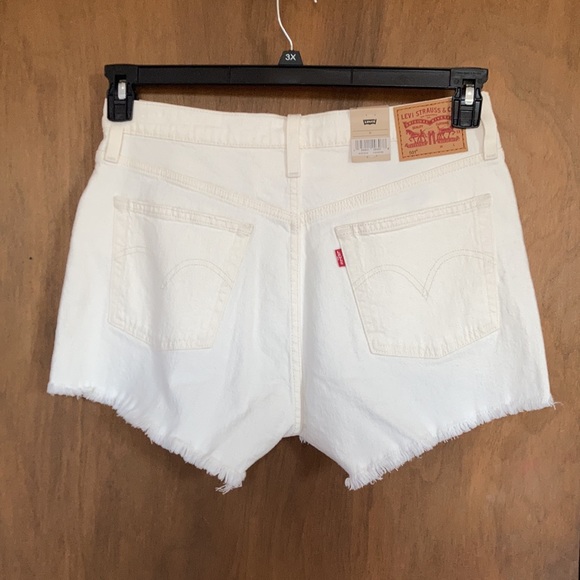 Levi’s distressed high rise 501 jean denim short cutoff vibe Size 31 - Picture 10 of 17